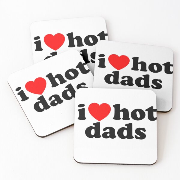 Item preview, i love hot dads designed and sold by Kundary Arts.