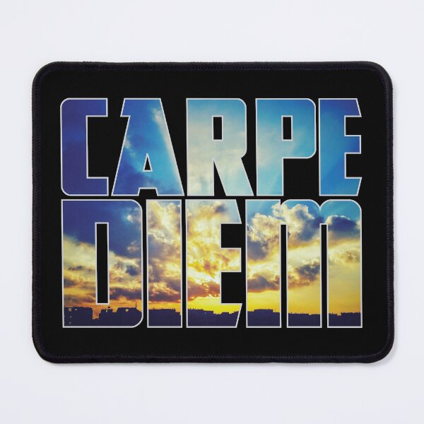Item preview, Carpe Diem II - Sunrise Typography - Motivational Inspirational - Latin Quotes Phrase designed and sold by WIZECROW.