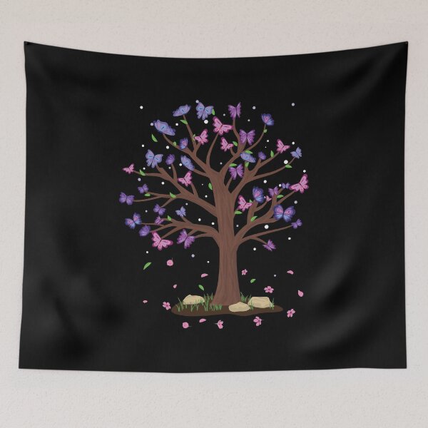 Item preview, Butterfly tree gift beautiful butterfly nature animal designed and sold by Lenny Stahl.