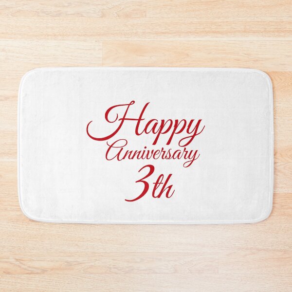 Item preview, happy anniversary 3th designed and sold by win Design.