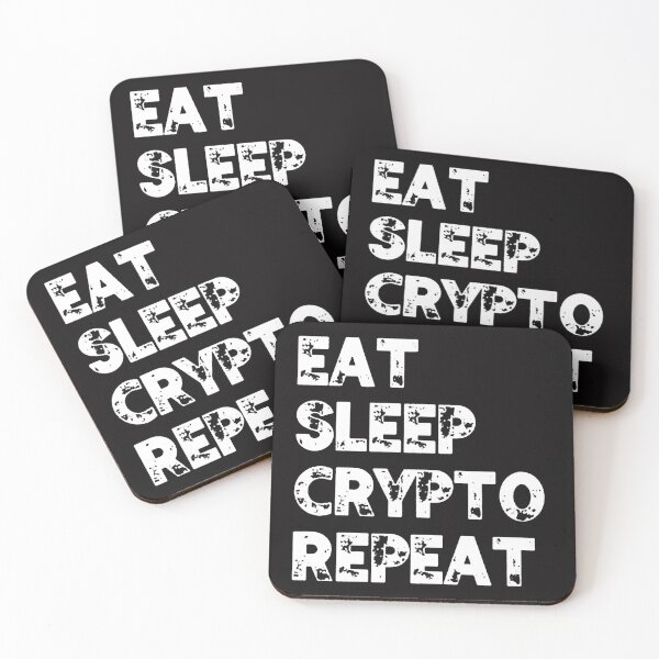 Item preview, Eat Sleep Crypto Repeat designed and sold by jacopnoel.