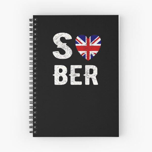 Item preview, Love Sober Union Jack designed and sold by The Sober Frootcake.