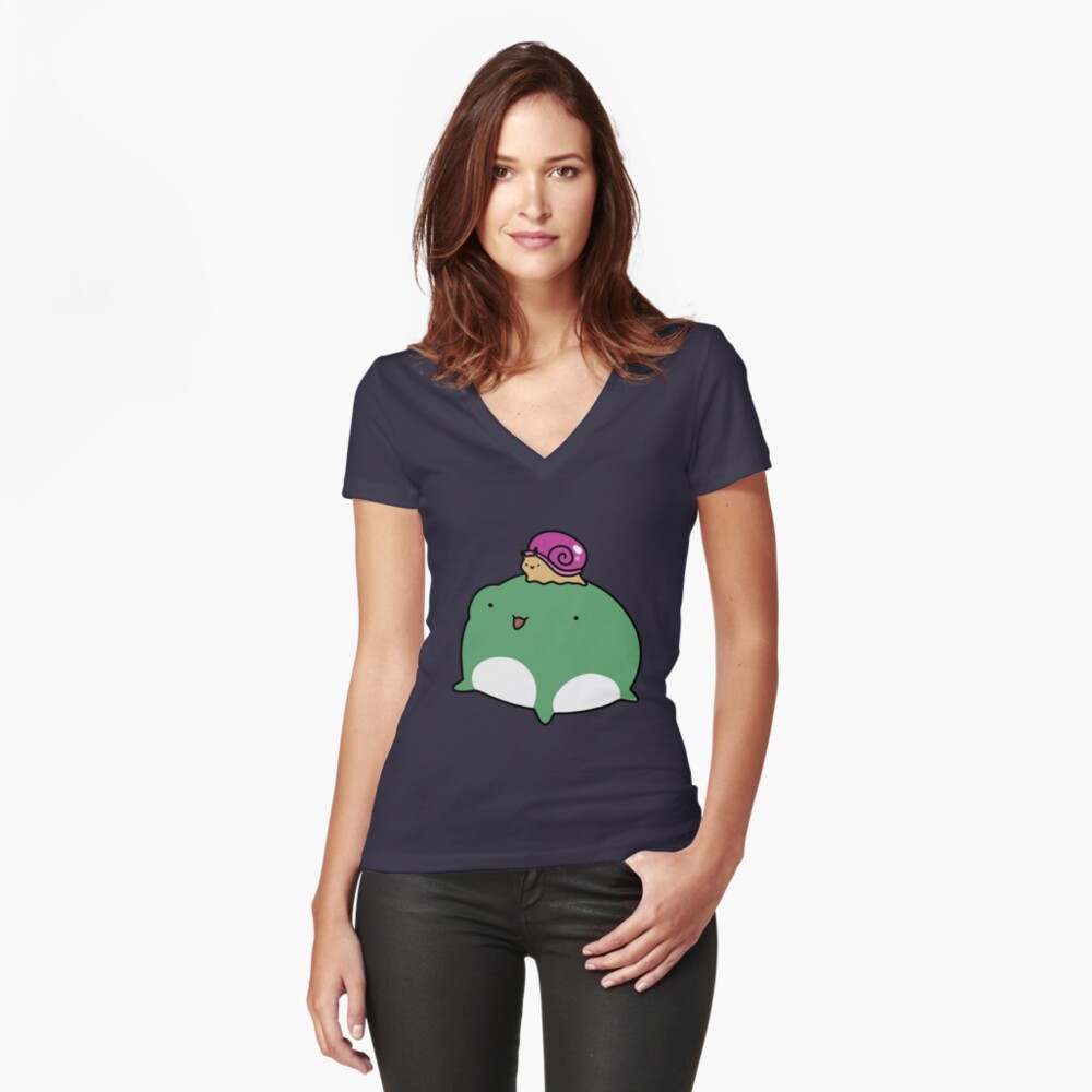 Item preview, Fitted V-Neck T-Shirt designed and sold by SaradaBoru.