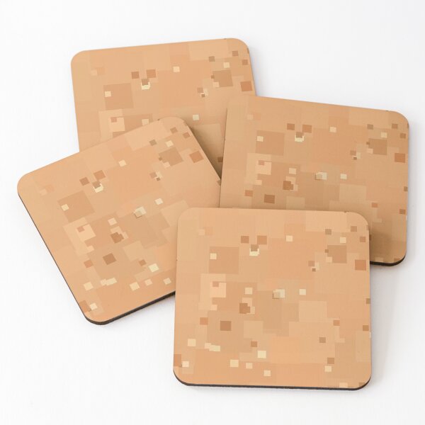 Item preview, Peach Cobbler Square Pixel Color Accent designed and sold by SaraValor.