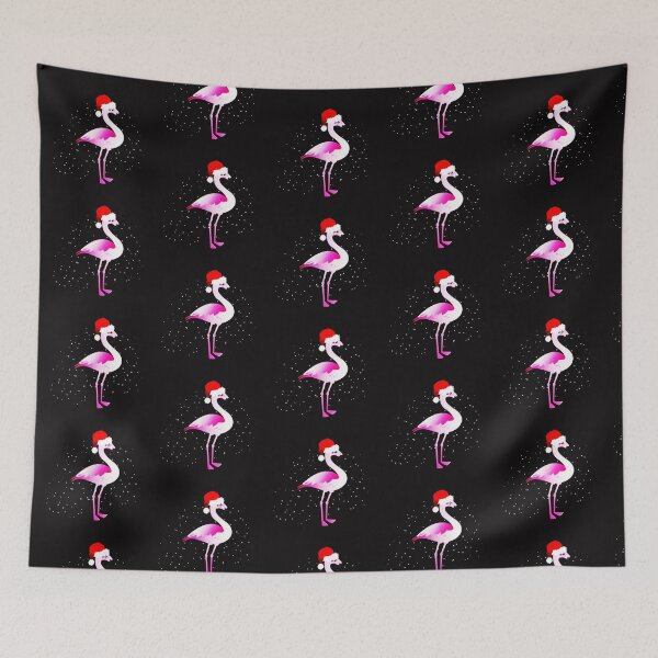 Artikelvorschau, Flamingo Weihnachtsmann entworfen und verkauft von jacopnoel.