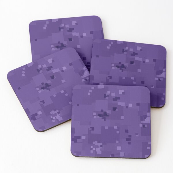 Item preview, Gentian Violet Square Pixel Color Accent designed and sold by SaraValor.