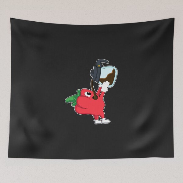Item preview, Pepper with Pot of Coffee designed and sold by cfernnt0x.