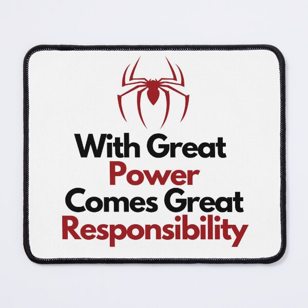 Item preview, With Great Power Comes Great Responsibility designed and sold by Awkward-Ginger.