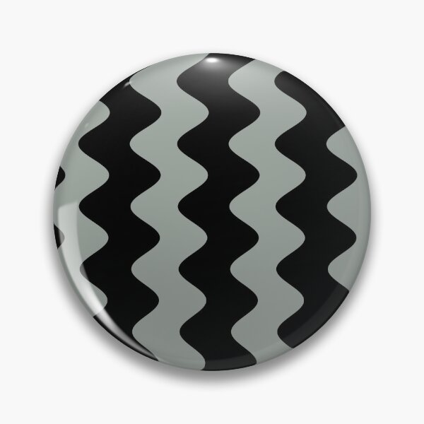 Item preview, Gray and White Wavy Ripple Stripe Pattern Pairs DE 2022 Trending Color Casting Shadow DE6291 designed and sold by ColorOfTheYears.