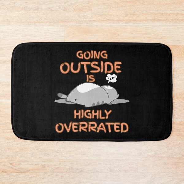 Item preview, Going Outside Is Highly Overrated Cat designed and sold by my-green-gecko.