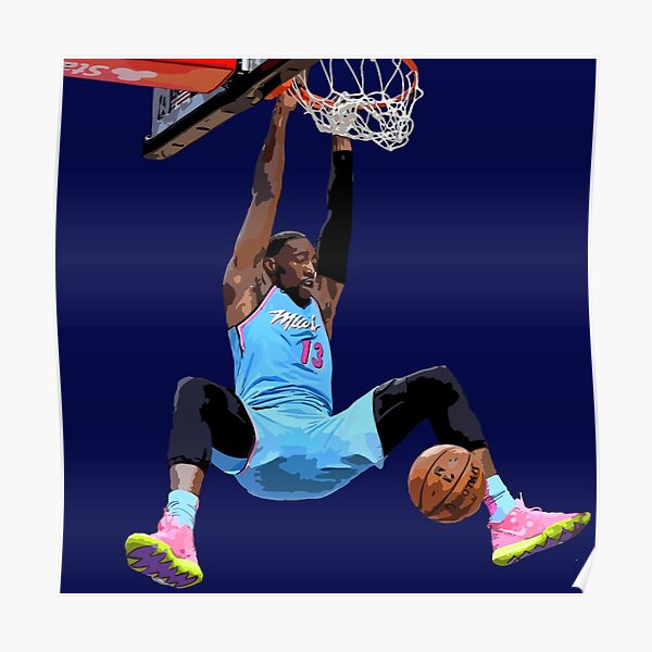 Bam Ado - Miami Vice City - Heat Basketball | Art Board Print