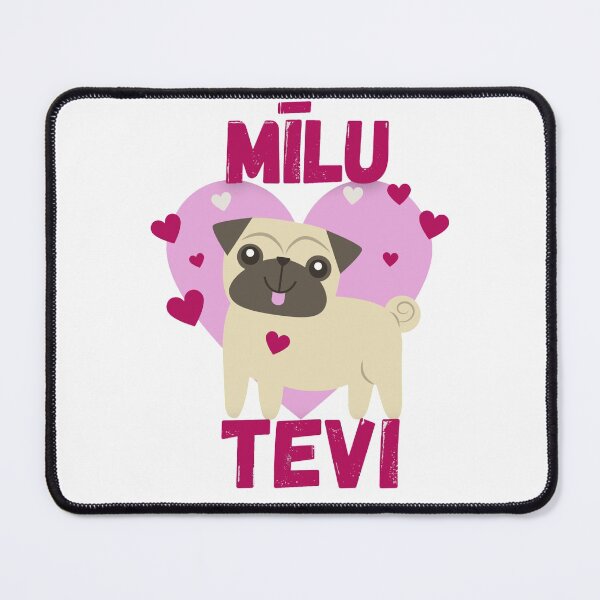 Item preview, Pug I love you Valentine's Day Gift - Latvian designed and sold by LukjanovArt.