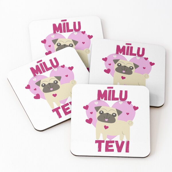 Item preview, Pug I love you Valentine's Day Gift - Latvian designed and sold by LukjanovArt.