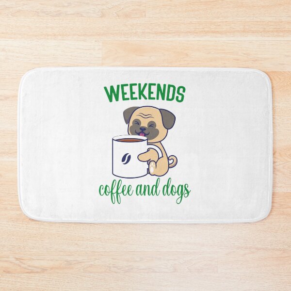 Item preview, funny dogs, weekends coffee and dogs, T-shirt for dog parents, new dog gift, coffee and dogs T-shirt designed and sold by STORHAMIDO.