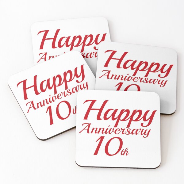 Item preview, happy anniversary 10th designed and sold by win Design.