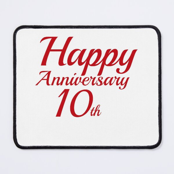 Item preview, happy anniversary 10th designed and sold by win Design.