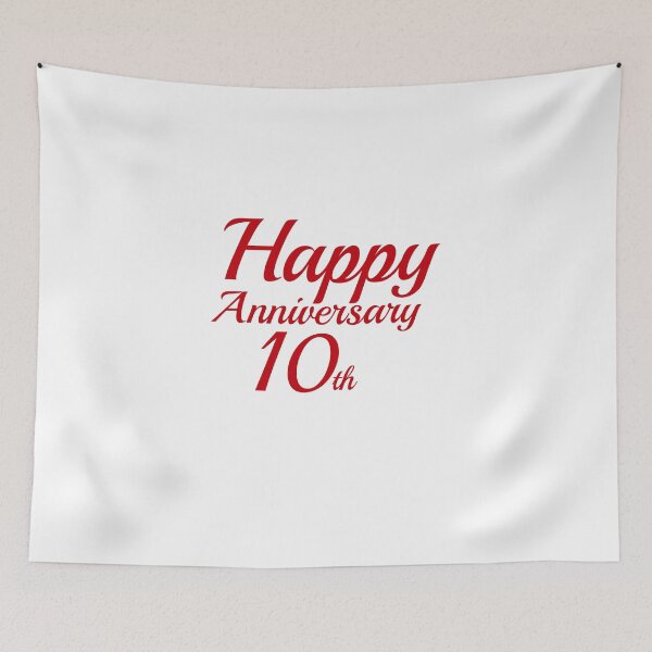 Item preview, happy anniversary 10th designed and sold by win Design.