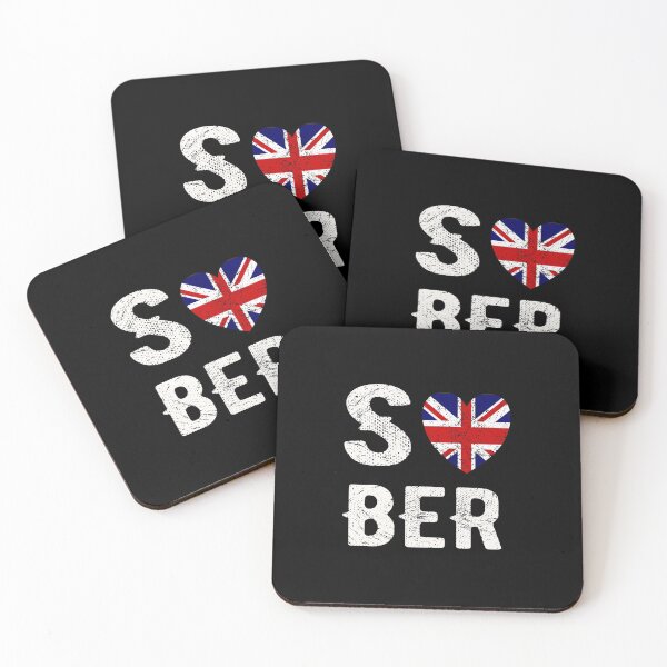 Item preview, Love Sober Union Jack designed and sold by The Sober Frootcake.