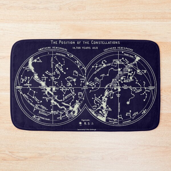 Item preview, Position of the Constellations - Astronomy Map designed and sold by Naturalist Prints.