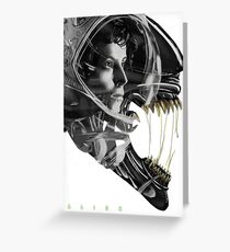 Alien Greeting Card