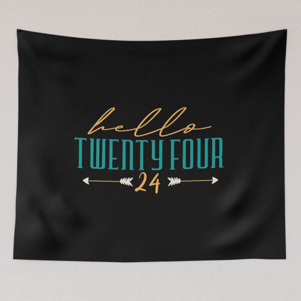 Item preview, Hello Twenty Four 24 . Hello 24 - 24th Birthday designed and sold by YerrouDesing.