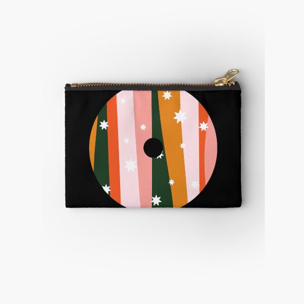 Aperçu de l'œuvre Art abstrait coloré sur disques vinyle pour les lecteurs de musique des années 80 ou les mélomanes - Vinyle Records créée et vendue par Funwithmusic.
