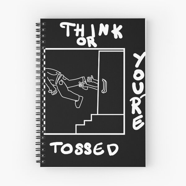 Item preview, Think or You're Tossed designed and sold by daysawn.