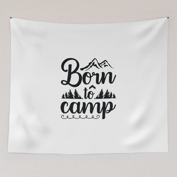 Item preview, Born to camp designed and sold by yubamann.