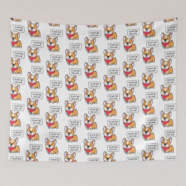 Item preview, no war but class war. dog. designed and sold by cute anarchist animals.