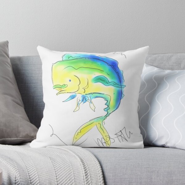 Mahi Dance Throw Pillow