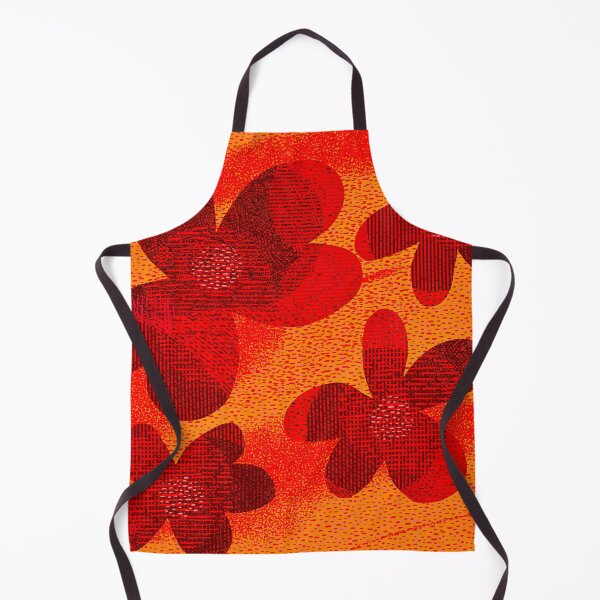 Item preview, Yellow, red layered flowers designed and sold by Leanne Morin.