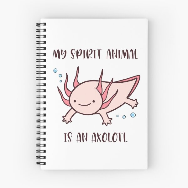Item preview, Cute Axolotl Spirit Animal designed and sold by HotZelda.