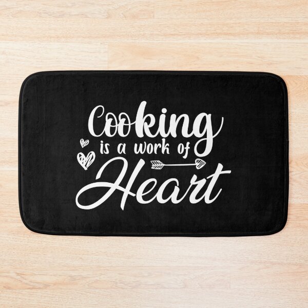 Item preview, cooking Is A Work Of Heart designed and sold by AristoDesigner.