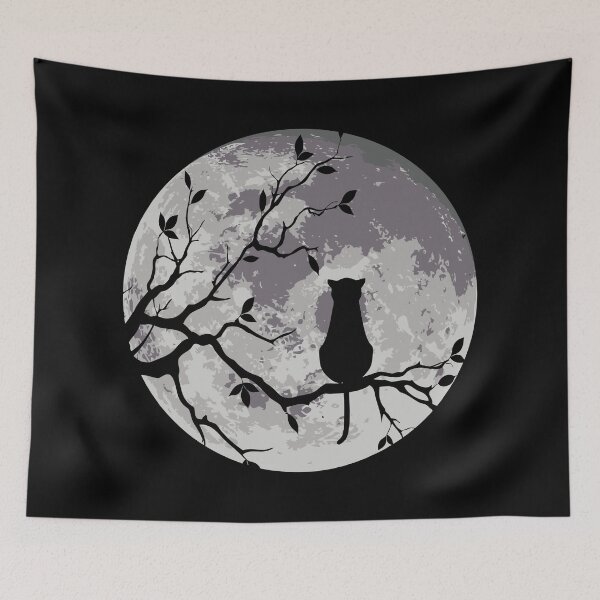 Item preview, The Cat And The Moon designed and sold by mayumiku.