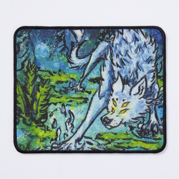 Item preview, Four Eyed White Wolf designed and sold by demonhoundesign.