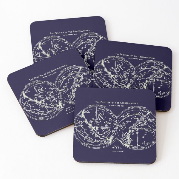Item preview, Position of the Constellations - Astronomy Map designed and sold by Naturalist Prints.