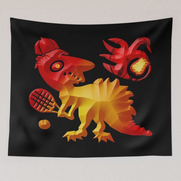 Item preview, DIVERTIDO DINOSOUR T-REX EN EL FUEGO. designed and sold by Ralek.