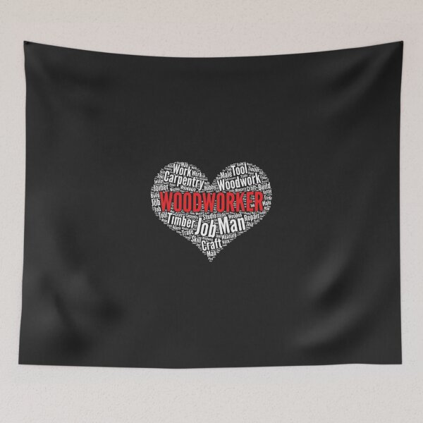 Item preview, Woodworker Heart Shape Carpenter Carpentry Woodworker design designed and sold by cfernnt0x.