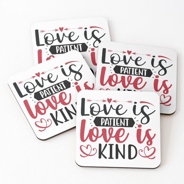 Item preview, love is patient designed and sold by tsukinokoibito.