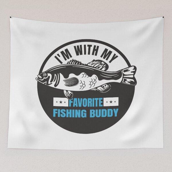 Item preview, I'm With My Favorite Fishing Buddy - Bass Fishing Dad Son Fishing Matching designed and sold by thecatcouch.