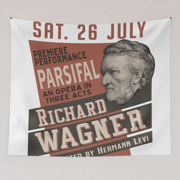 Item preview, Wagner PARSIFAL Premiere Poster/Bayreuth designed and sold by ANTIQUITees.