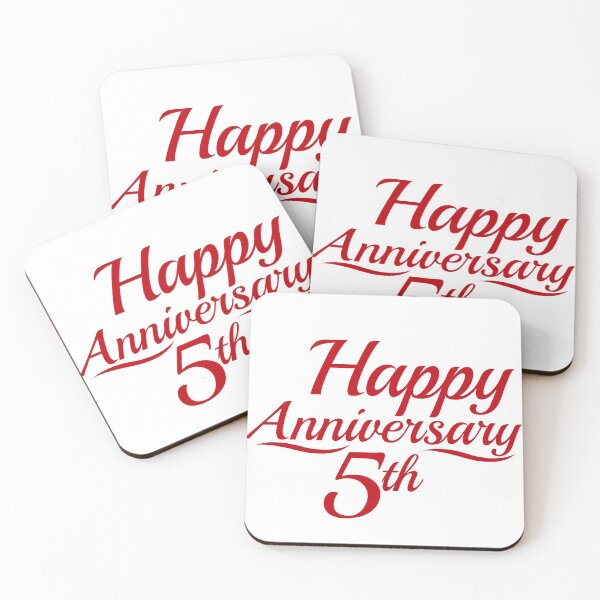 Item preview, happy anniversary 5th designed and sold by win Design.