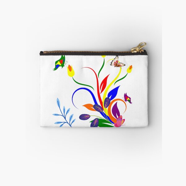 Item preview, Colorful Flowers And Butterflies designed and sold by DeevaValli.