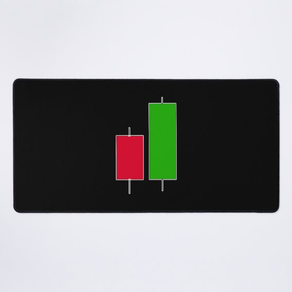 Item preview, bullish engoulfing candlestick pattern dark version designed and sold by NoetherSym.