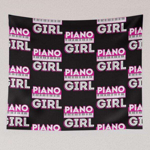 Item preview, Funny Piano Girl Player Pianist Musician designed and sold by MagicSD Designs.