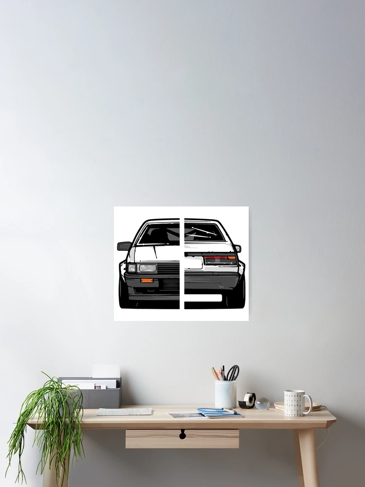Thumbnail 2 of 3, Poster, AE 86 designed and sold by Sakuga Drip.