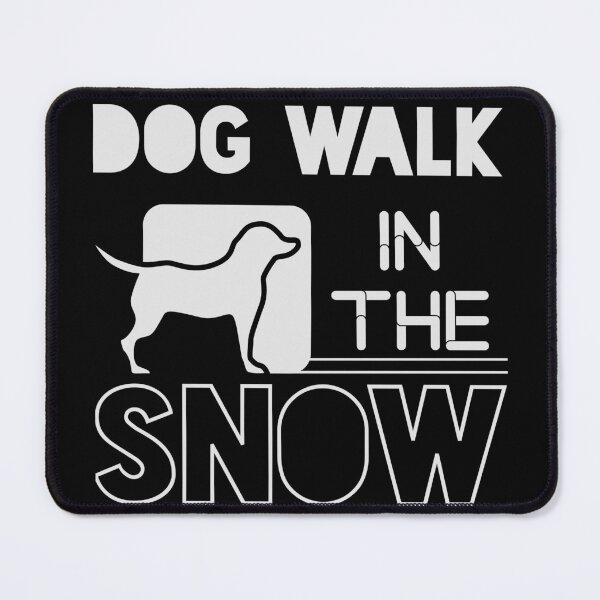 Item preview, Dog walk in the snow designed and sold by Designeking.