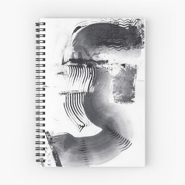 Item preview, ink explorations (203) - abstract black india ink painting designed and sold by expl-rations.