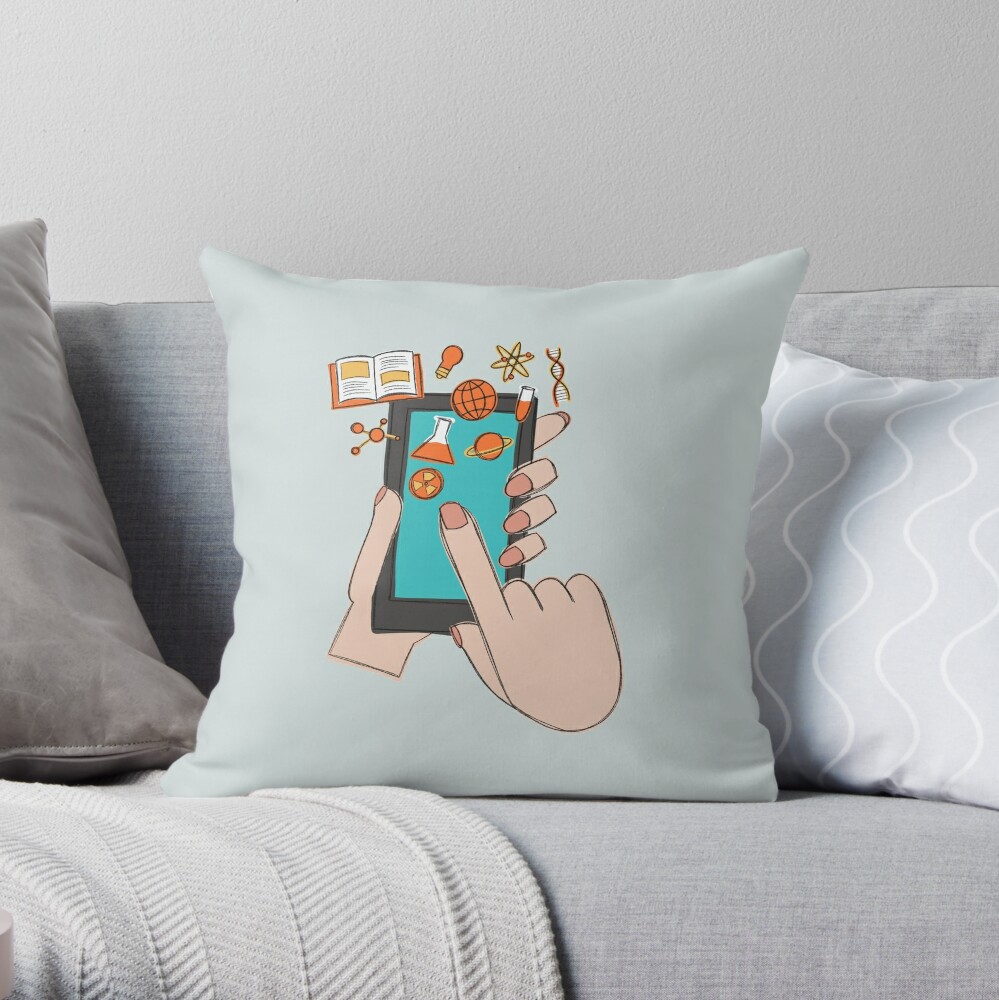 Item preview, Throw Pillow designed and sold by PhDoer.