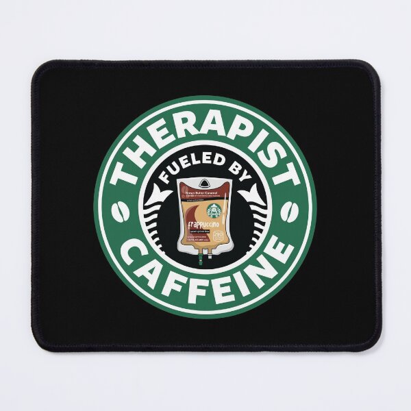 Item preview, Therapist Fueled By Caffeine designed and sold by spacedowl.